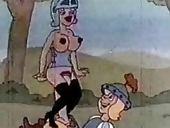 Vintage cartoon copulation
